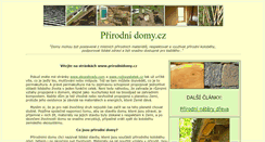 Desktop Screenshot of prirodnidomy.cz